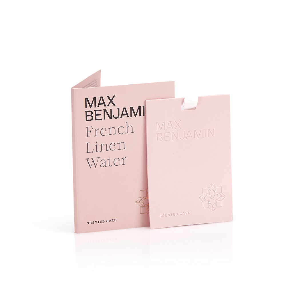 Max Benjamin French Linen Water - Duftkarte, 1 Stück