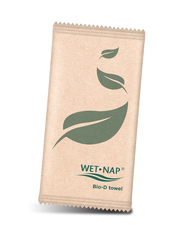 Wet-Nap-Bio-D Erfrischungstuch 100 Stück im Beutel