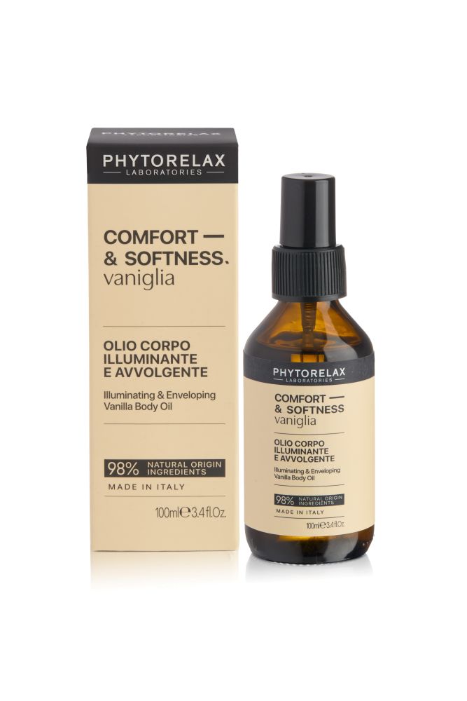 Phytorelax Comfort & Softness Vanilla Illuminating & Enveloping Body Oil, 100 ml