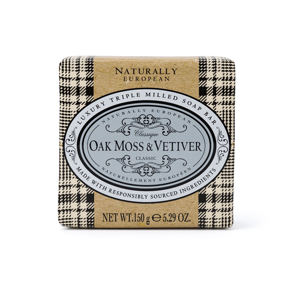 Naturally European Seife 150 g - Oak Moss & Vetiver