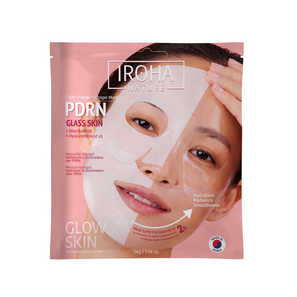 Iroha Glass Skin Hydrogelmaske PDRN  (1 Maske)