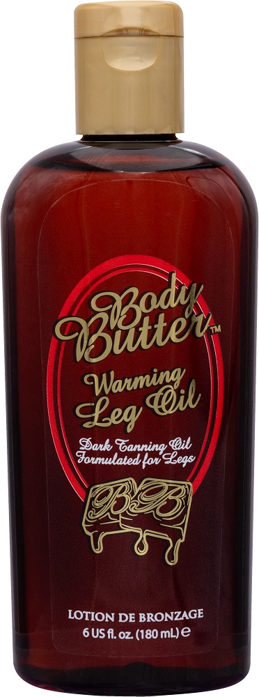 Body Butter Warming Leg Oil, 180 ml Flasche