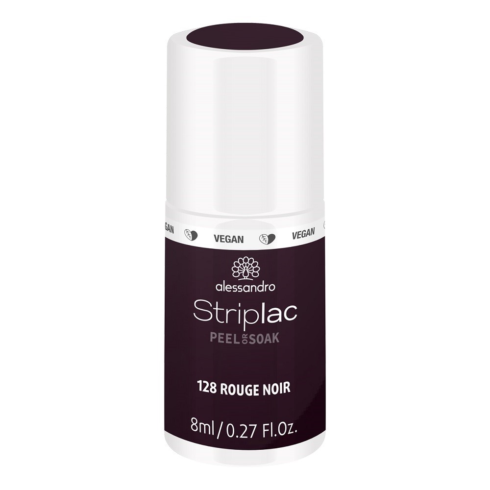 Alessandro Striplac - Peel or Soak, 8 ml - 128 Rouge Noir