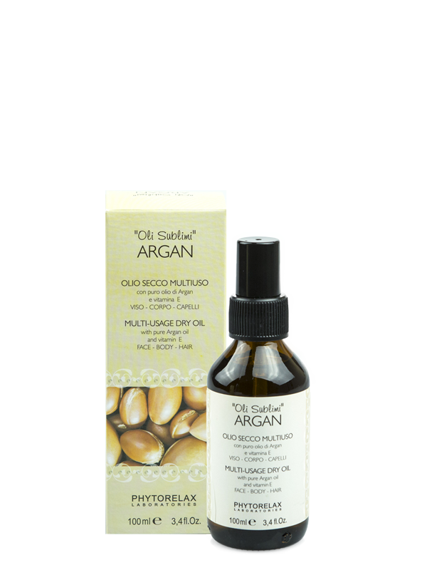 Phytorelax Oli Sublimi Argan - Multi-Usage Dry Oil 100 ml Face + Body + Hair