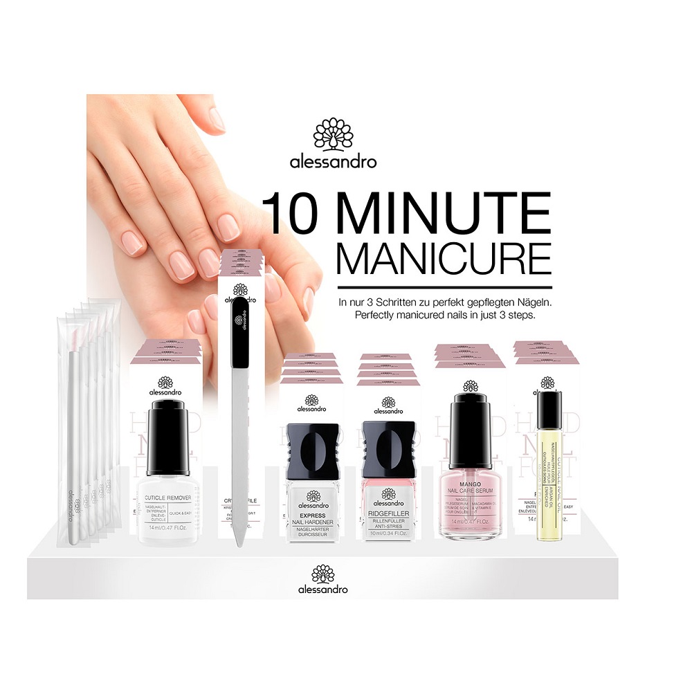 Alessandro "10 Minute Manicure", Display