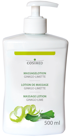 cosiMed Aroma-Massagelotion Ginkgo-Limette 500 ml (mit Pumpspender)