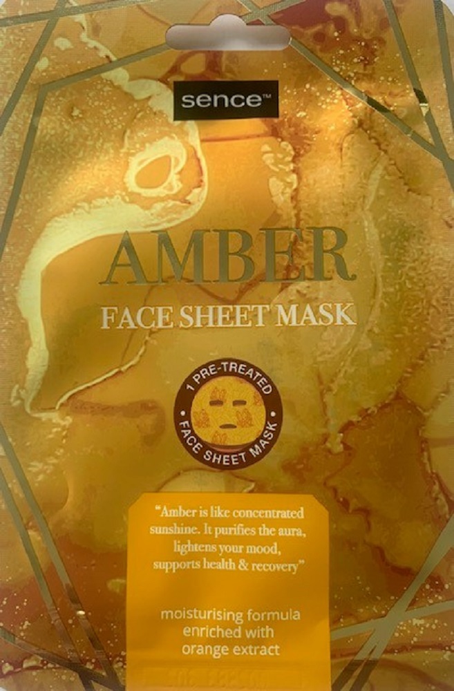 Sence Collection Face Sheet Mask Amber, 20 ml