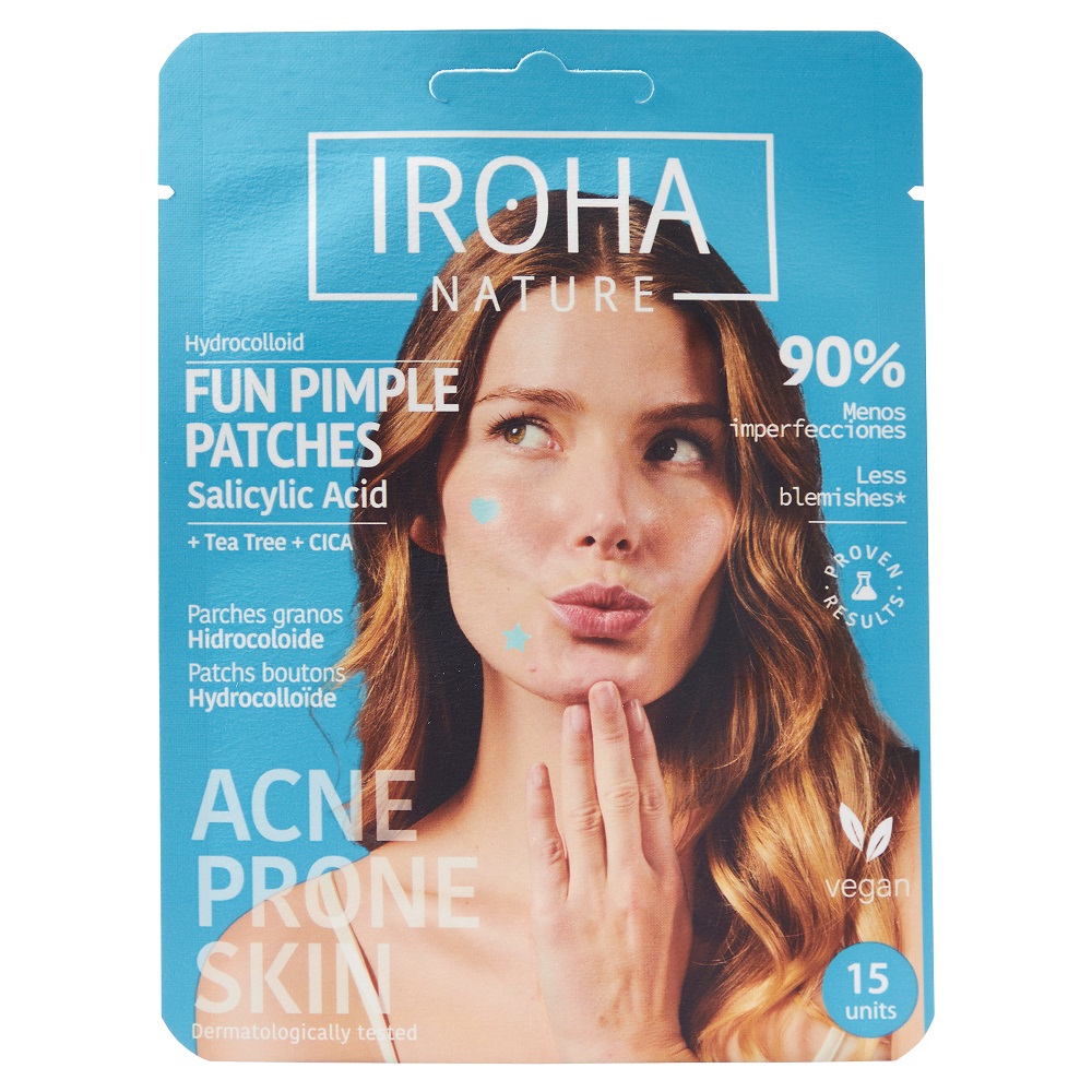 Iroha Fun Pimple Patches, 15 Sachets (á 15 Stück) im Display