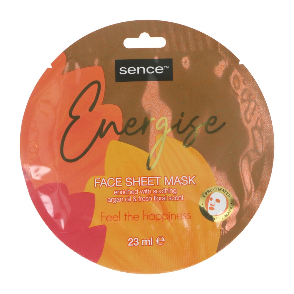 Sence Face Sheet Mask – Energise, 23 ml