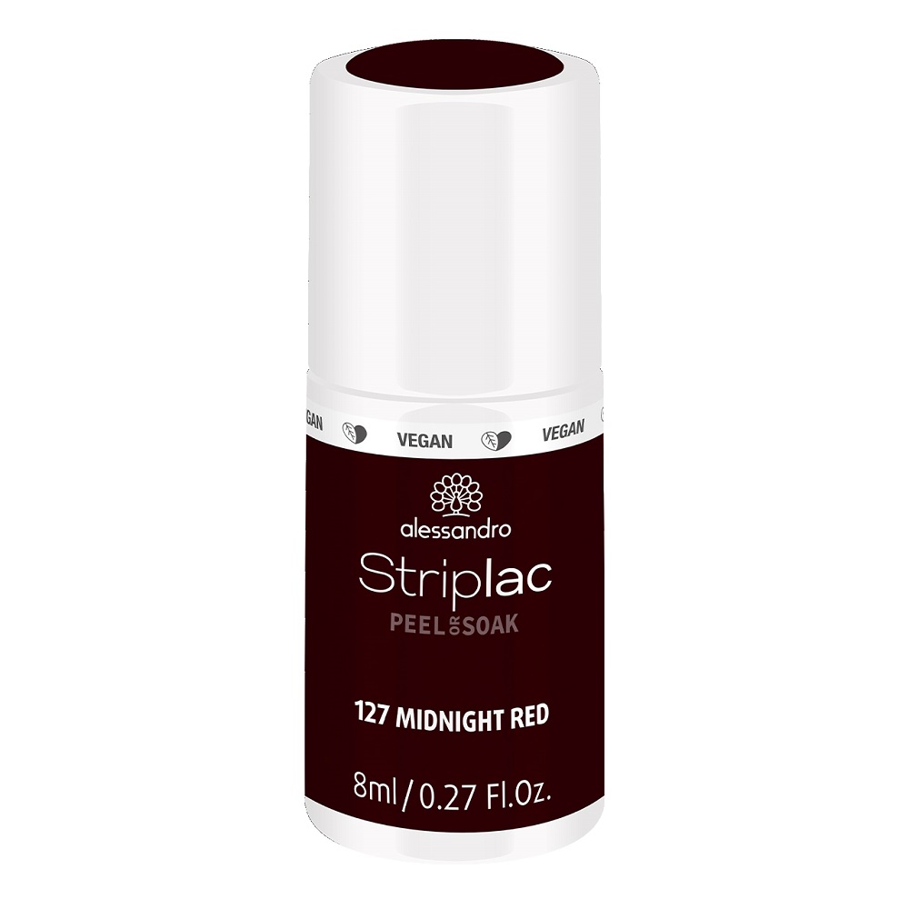 Alessandro Striplac - Peel or Soak, 8 ml - 127 Midnight Red