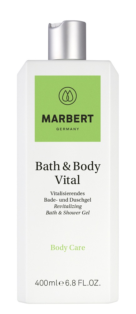 Marbert Bath & Body Vital - Vitalisierendes Bade- und Duschgel, 400 ml