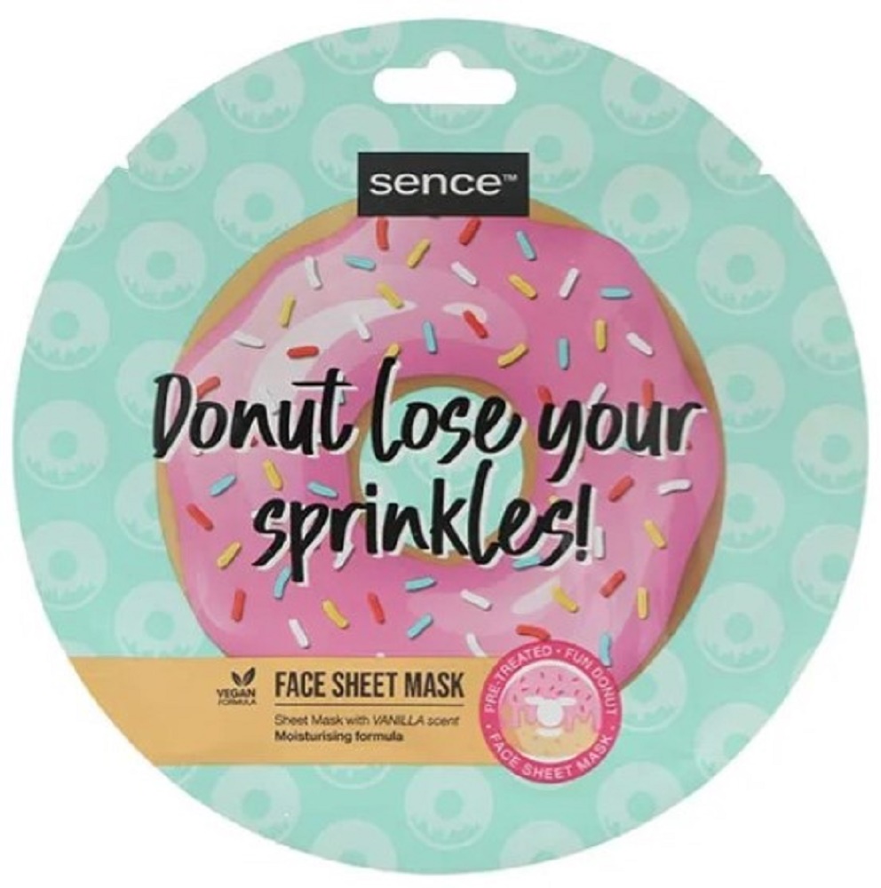 Sence Facial Sheet Mask Donut, 20 ml