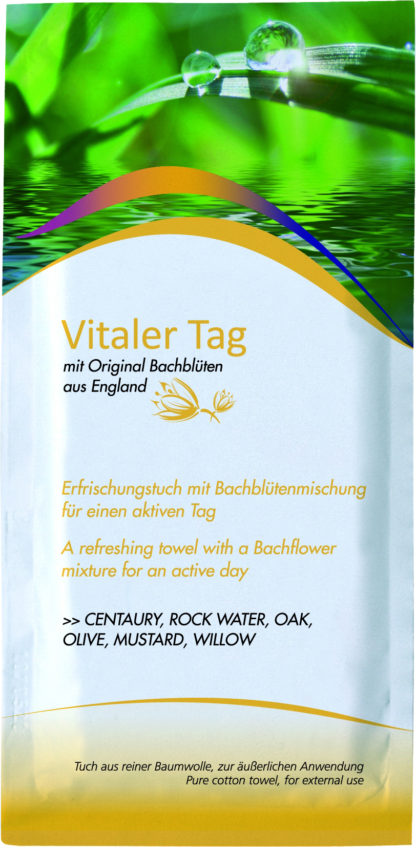COOLIKE Bachblüten-Aromatuch "Vitaler Tag"