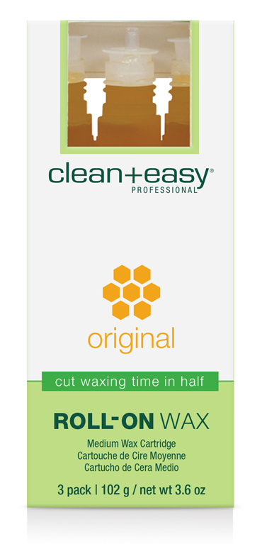 clean+easy Original Natur-Wachspatronen mittel - 3er-Pack