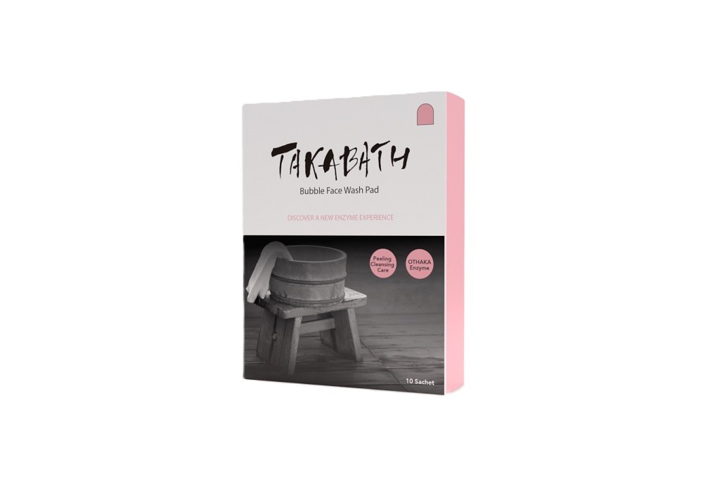 TAKABATH Bubble Face Wash Pad - Box (10 Sachets)