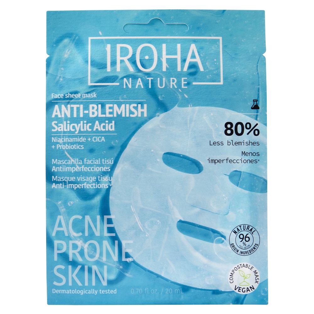 Iroha Anti-Blemish Face Maske (1 Maske)