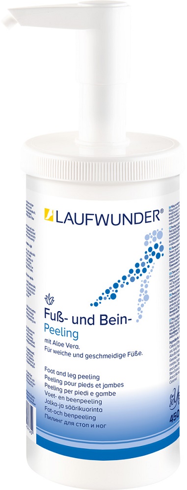 Laufwunder Fuß- und Beinpeeling, 450 ml Spenderdose