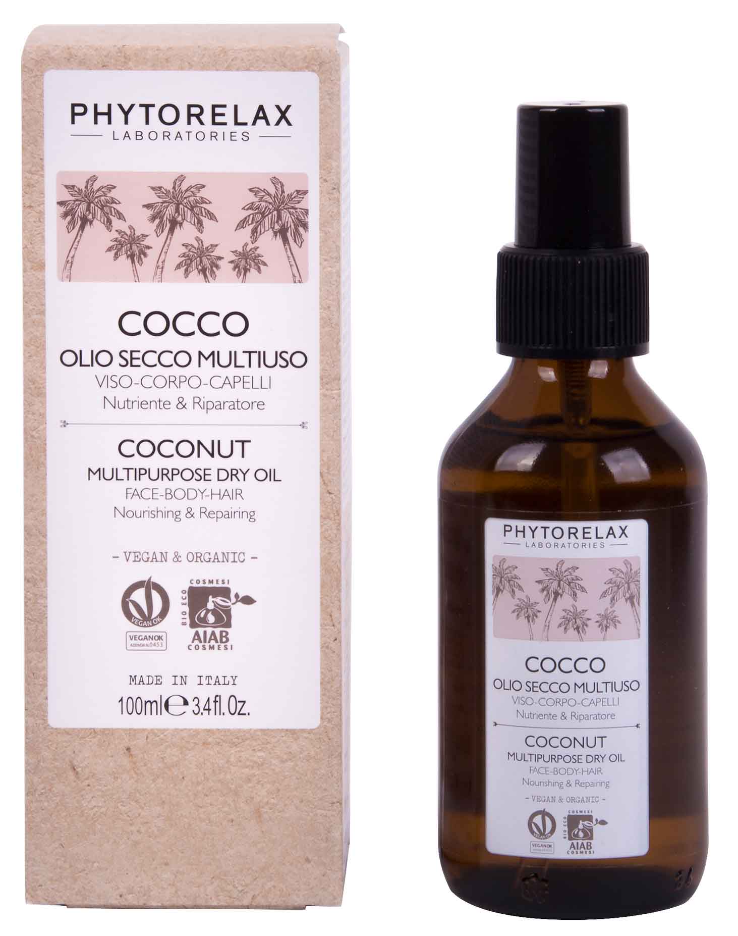 Phytorelax Cocco Multipurpose Dry Oil Face-Body-Hair 100 ml