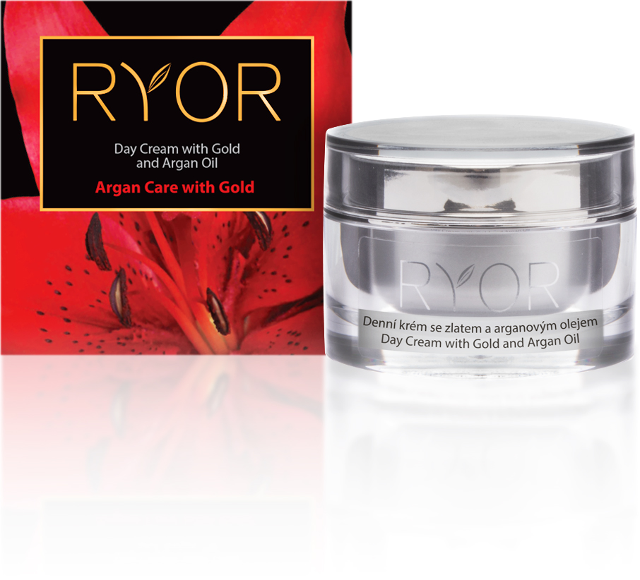 Ryor Luxus-Tagescreme mit Gold und Arganöl 50 ml