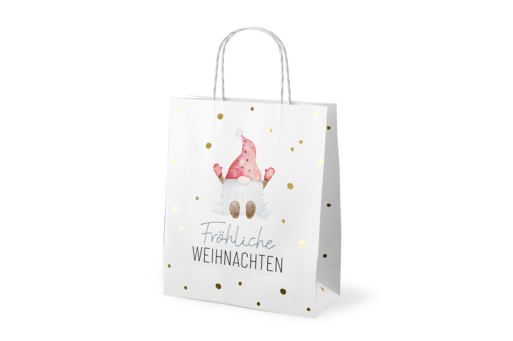 Lovely Christmas Geschenktüten - Fröhliche Weihnachten, 12 Stück